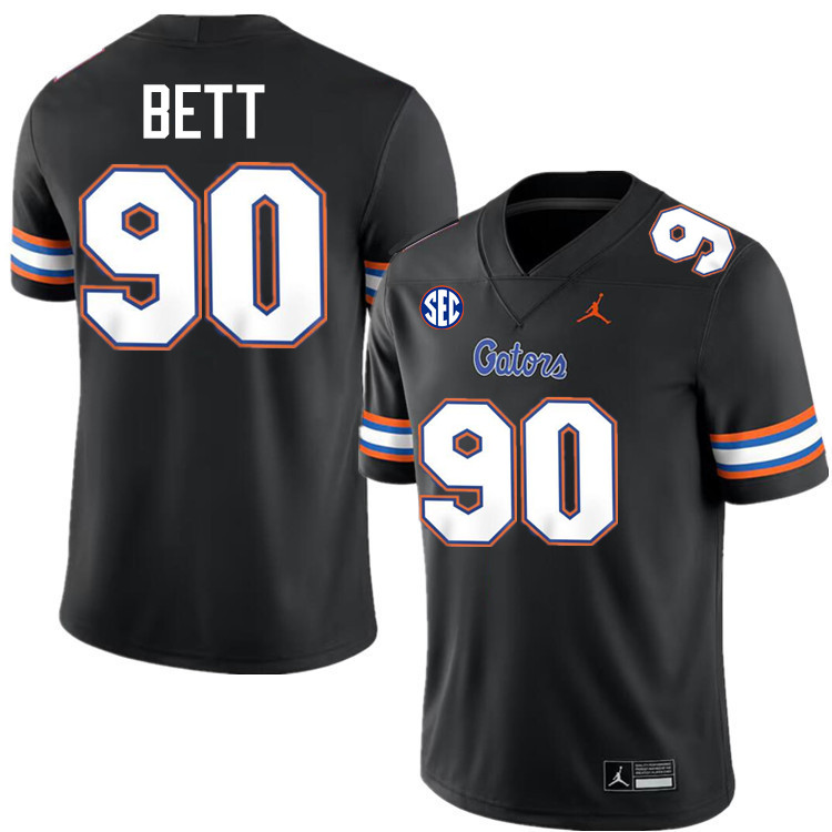 #90 Brendan Bett Gators Jersey,Florida Gators College Football Jerseys Stitched-Black